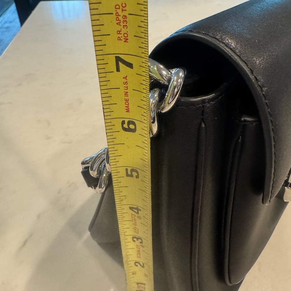 Marc Jacobs Black Hand Bag with Silver Accents - Picture 5 of 8